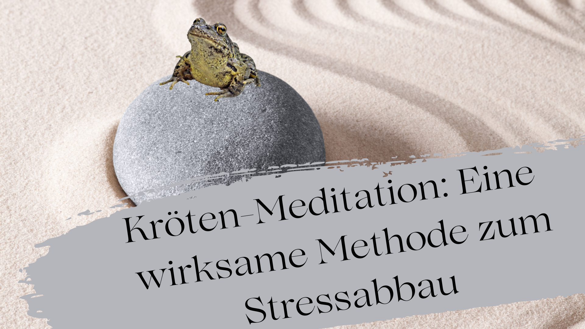 Meditation zum Stressabbau